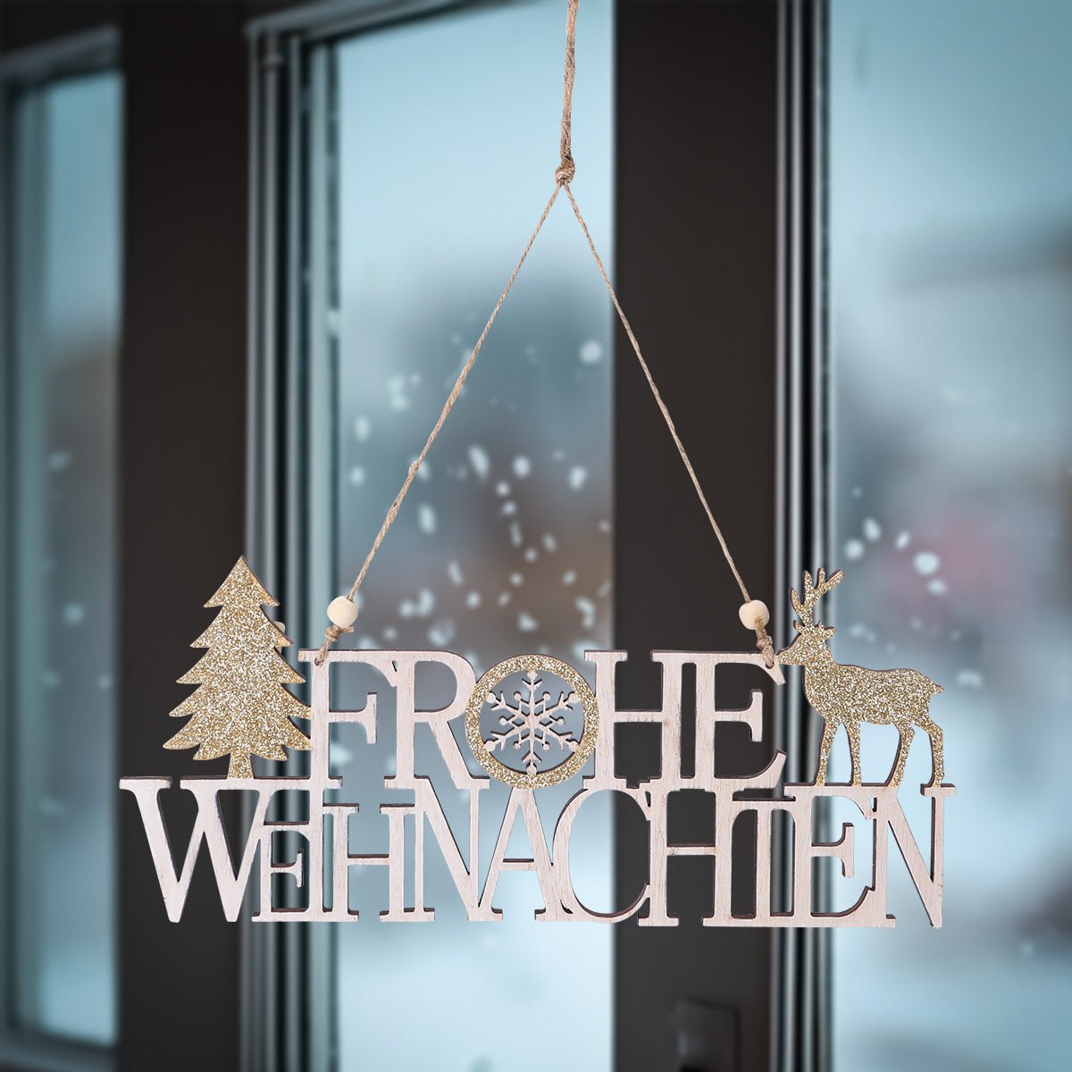 Hänger Frohe Weihnachten - WeihnachtsladenSöllner Floristik