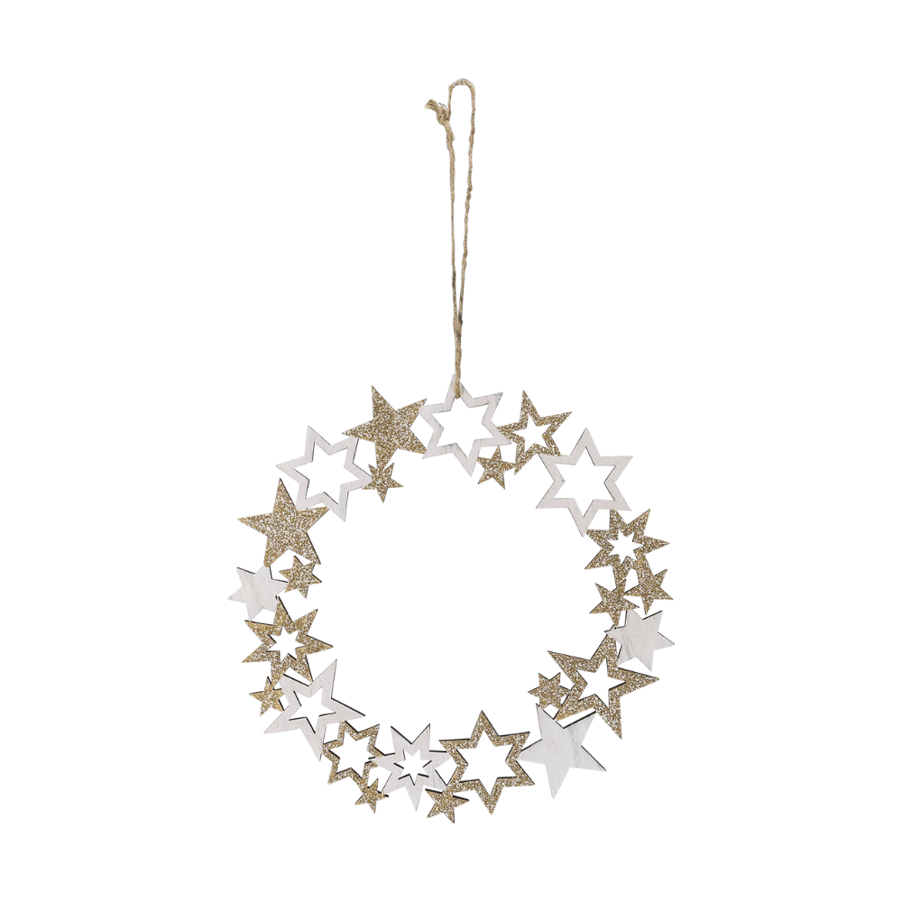 Holz - Kranz "Sterne" - WeihnachtsladenSöllner Floristik