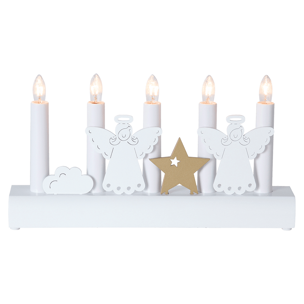 Holz - Leuchter "Julia" - WeihnachtsladenStar Trading