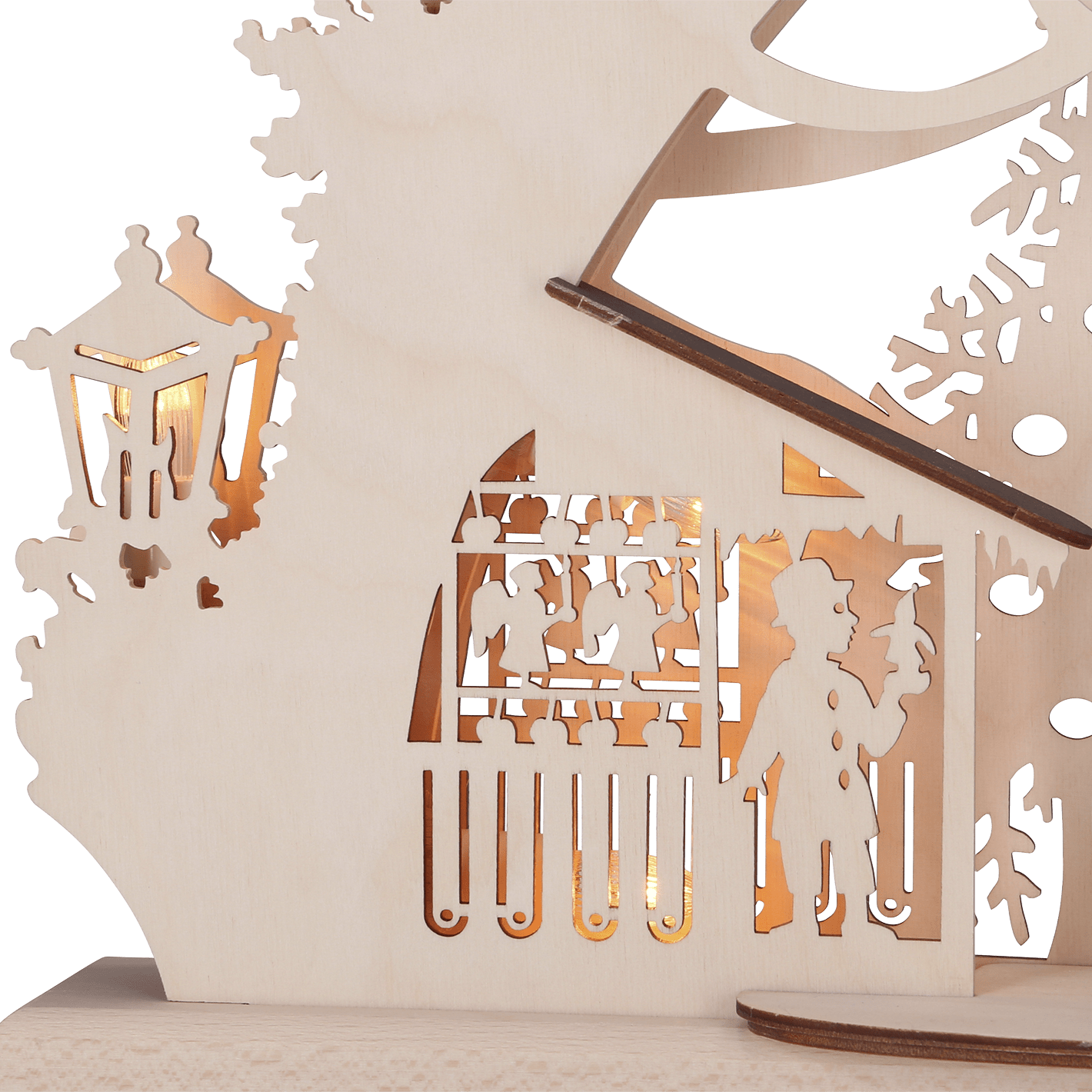 Holz - Schwibbogen 'Altstädter Weihnachtsmarkt' - WeihnachtsladenSAICO