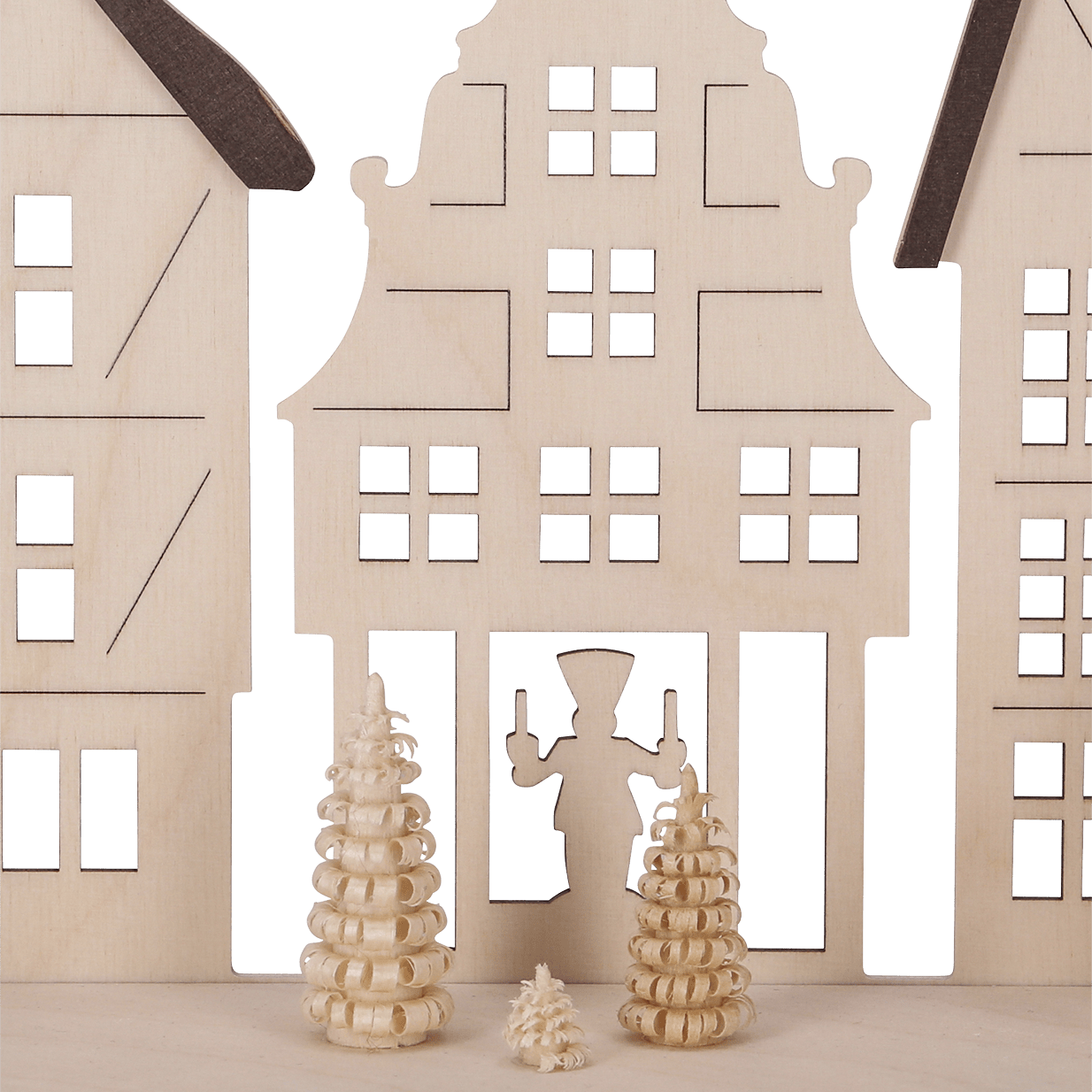 Holz - Schwibbogen 'Altstädter Weihnachtsmarkt' - WeihnachtsladenSAICO