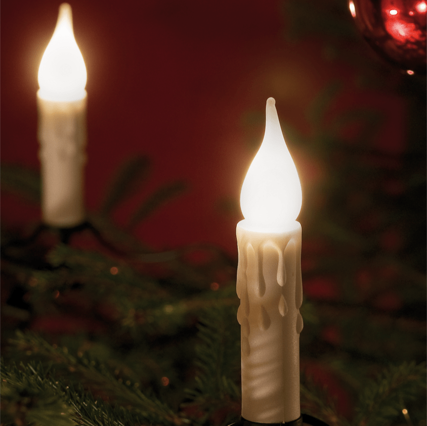 Innenkette mit Topkerzen Frosted - WeihnachtsladenKonstsmide