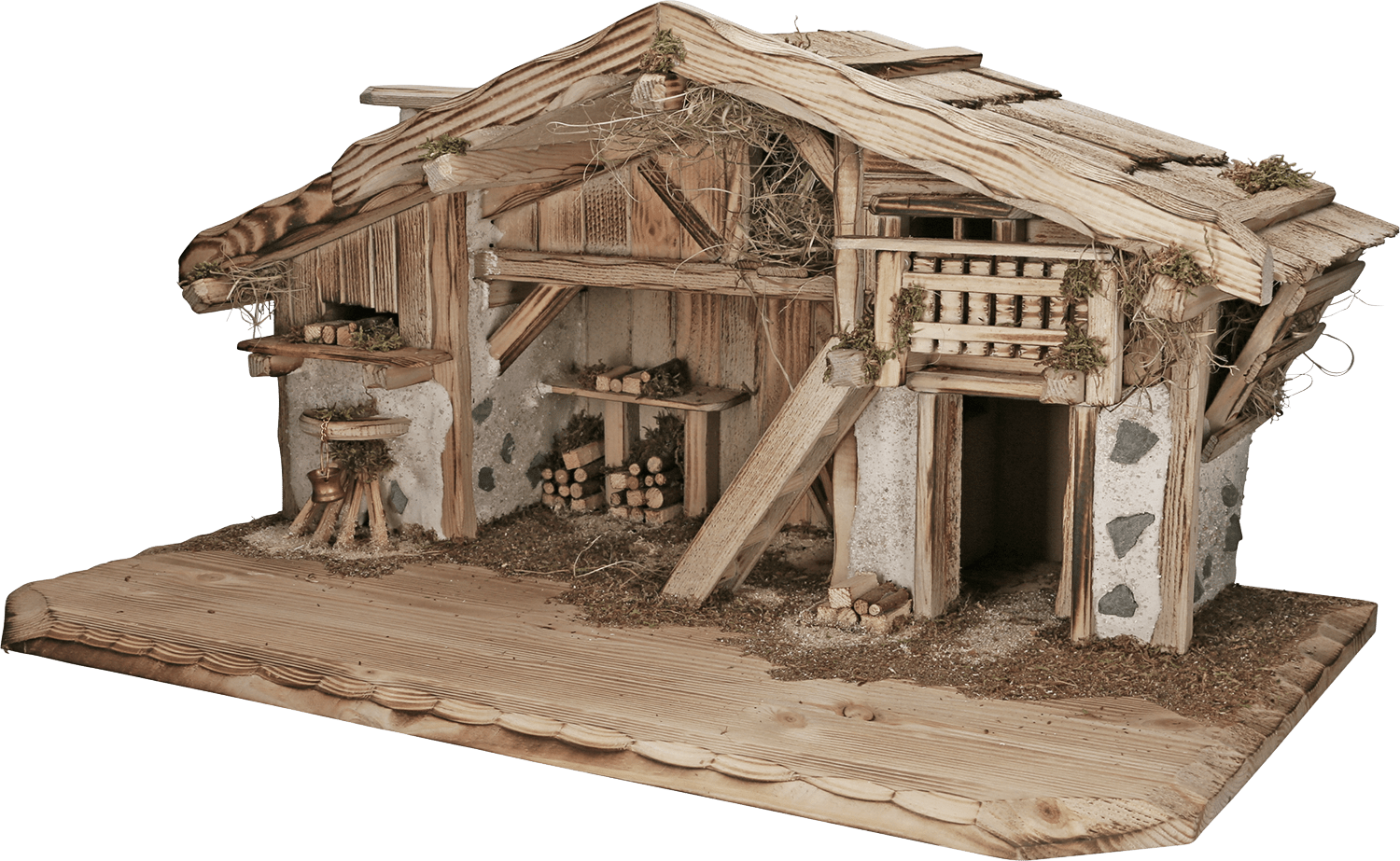 Krippenstall "Villach" - WeihnachtsladenRiffelmacher & Weinberger