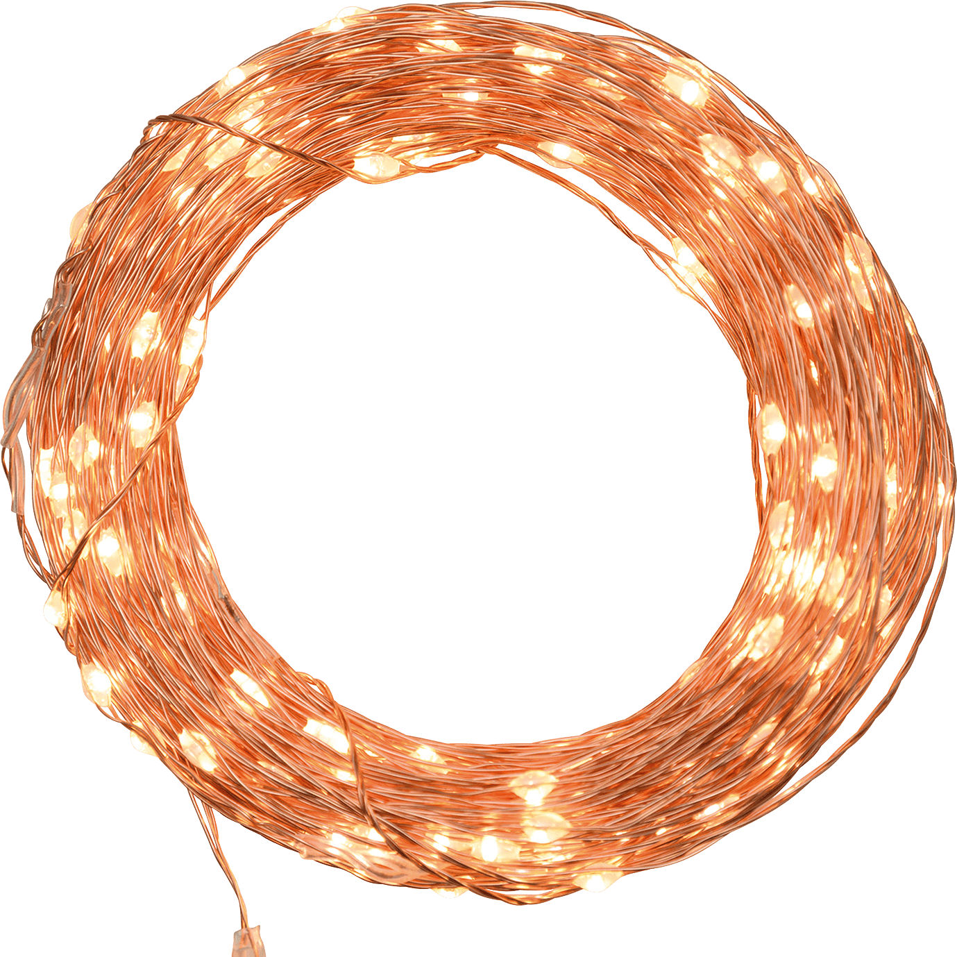 Kupferfarbene LED - Microlichterkette für stimmungsvolle Beleuchtung - WeihnachtsladenLotti