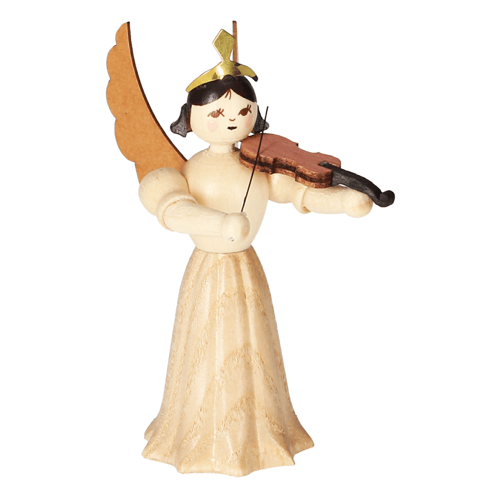 Langrockengel mit Bratsche - WeihnachtsladenDrechslerei Kuhnert