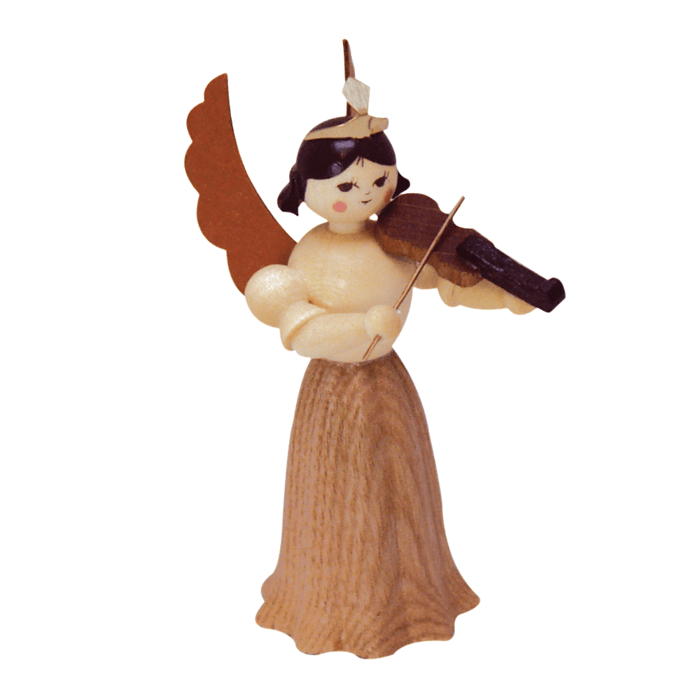 Langrockengel mit Geige - WeihnachtsladenDrechslerei Kuhnert
