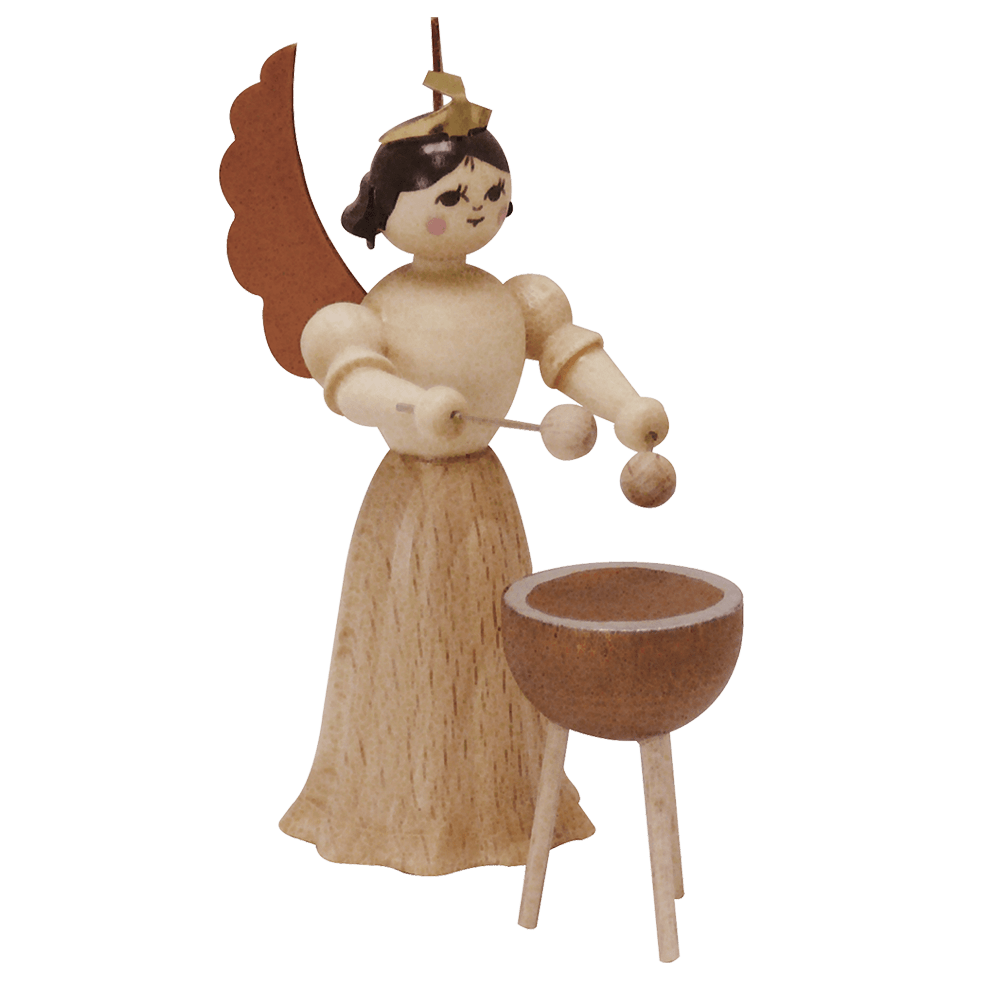 Langrockengel mit Pauke - WeihnachtsladenDrechslerei Kuhnert