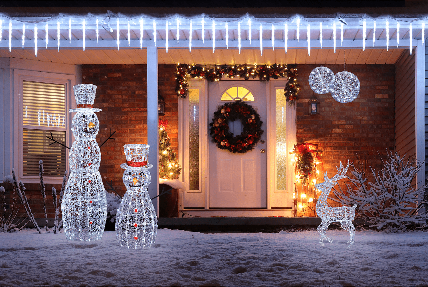 LED - 3D - Acryl - Schneemann - WeihnachtsladenLotti