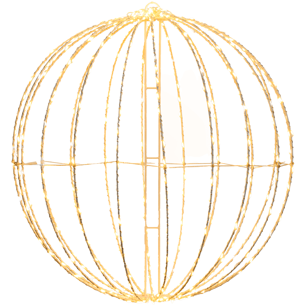 LED - 3D - Metall - Kugel - WeihnachtsladenLotti