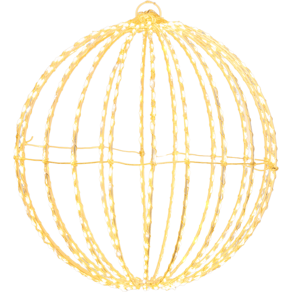 LED - 3D - Metall - Kugel - WeihnachtsladenLotti