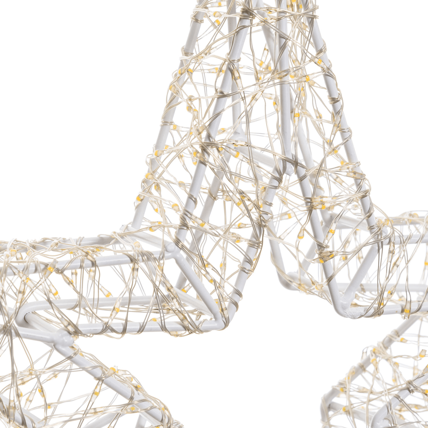 LED - 3D - Metall - Stern - WeihnachtsladenLotti