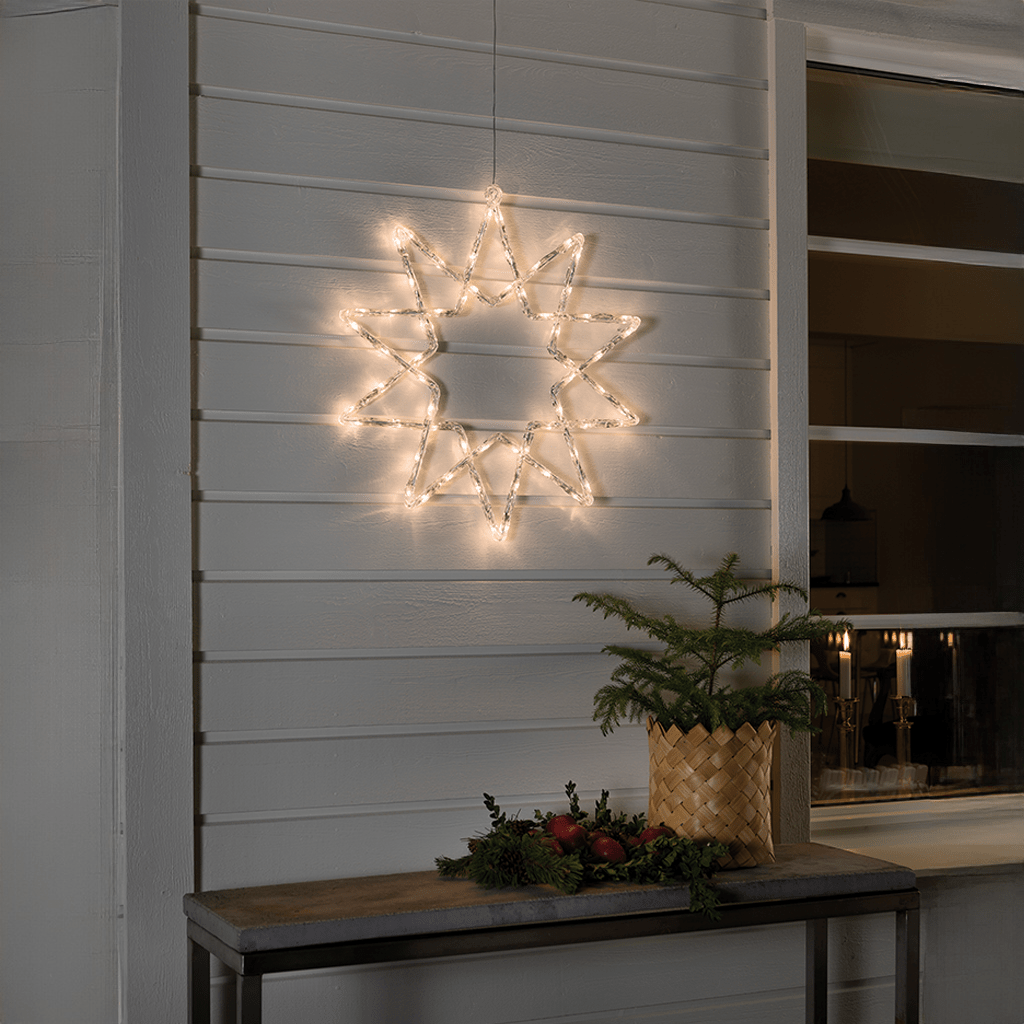 LED Acryl Stern - 60 warmweiße LEDs - WeihnachtsladenKonstsmide