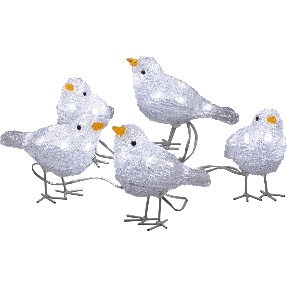 LED - Acryl - Vögel - WeihnachtsladenKonstsmide