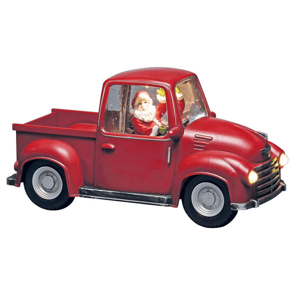 LED - Auto "Pick - up mit Weihnachtsmann" - WeihnachtsladenKonstsmide