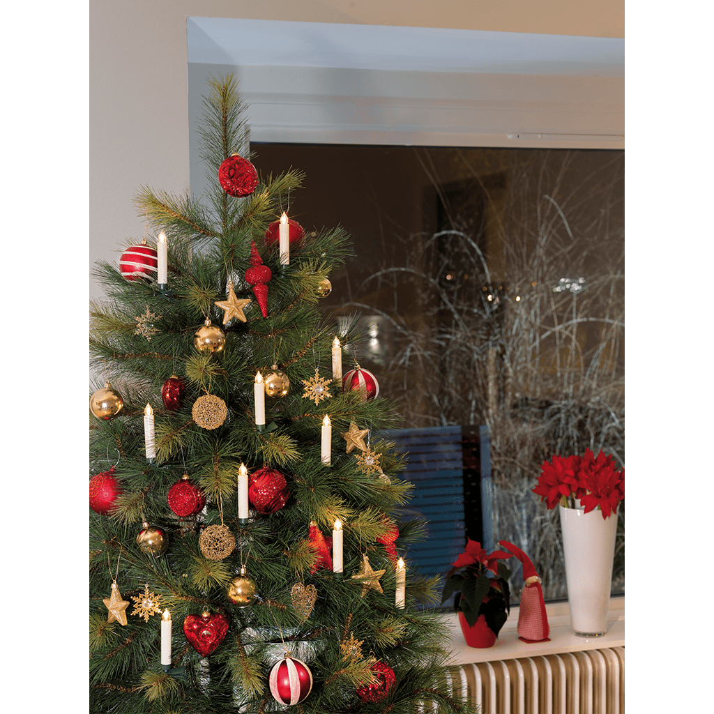 LED Baumbeleuchtung 10 kabellose Kerzen - WeihnachtsladenKonstsmide