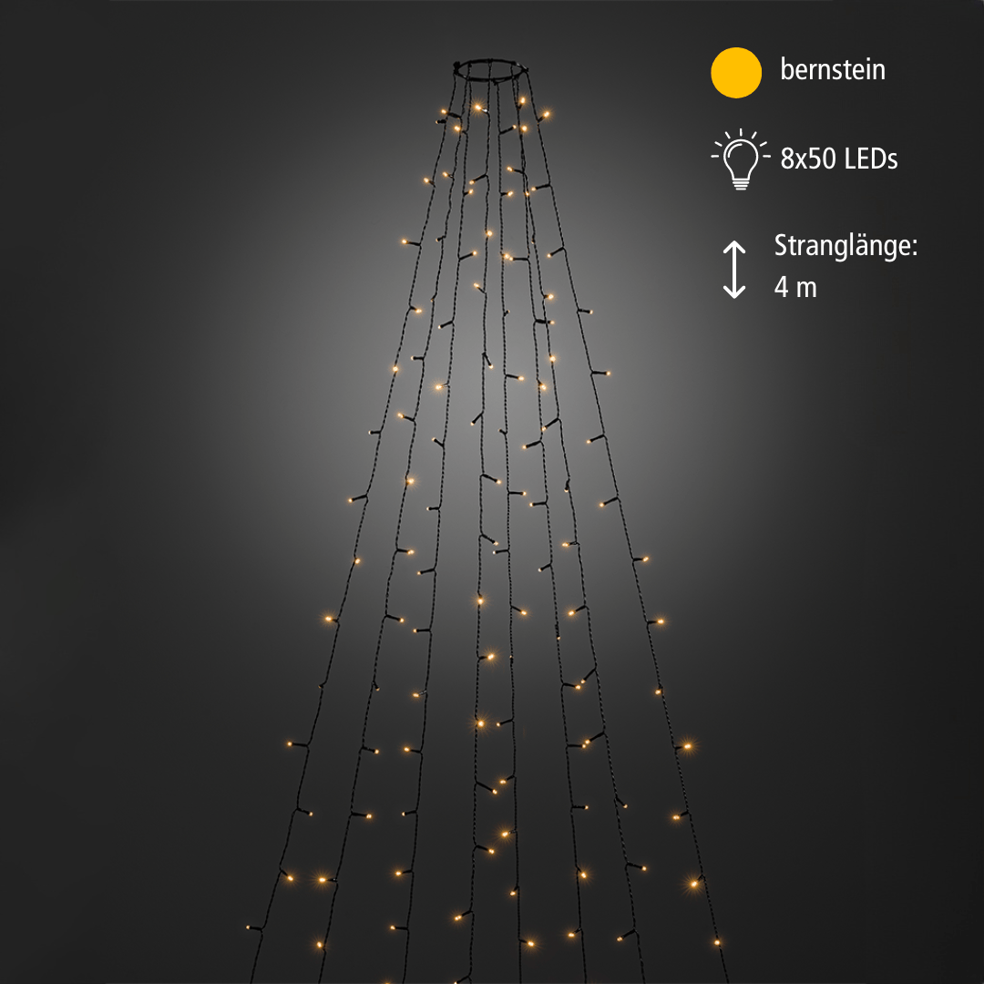 LED Baummantel außen 400 bernsteinf. LED - WeihnachtsladenKonstsmide