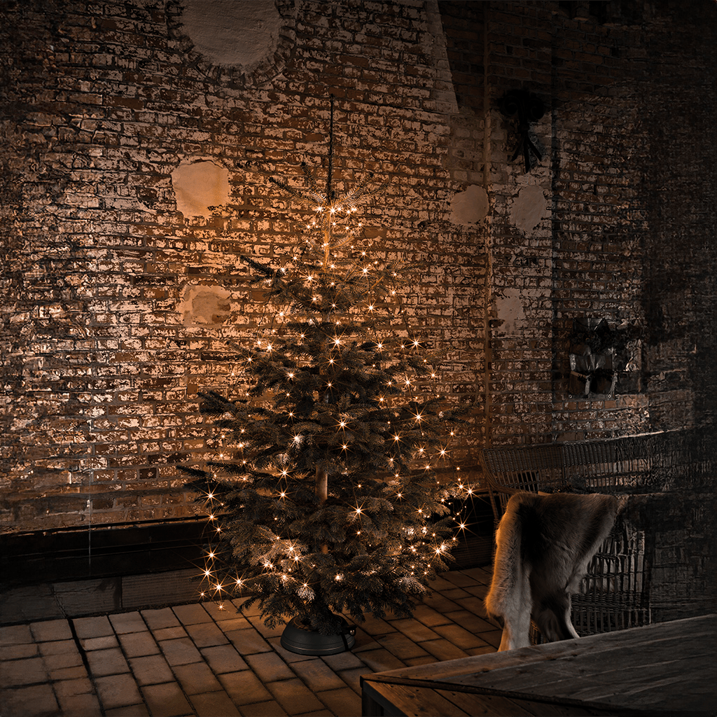 LED Baummantel außen 560 bernsteinfarbene LED - WeihnachtsladenKonstsmide