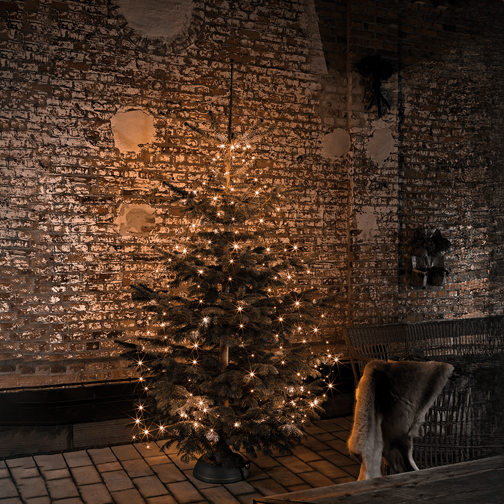 LED Baummantel Lichterkette, Bernsteinfarbe mit 240 LEDs für den Außenbereich - WeihnachtsladenKonstsmide