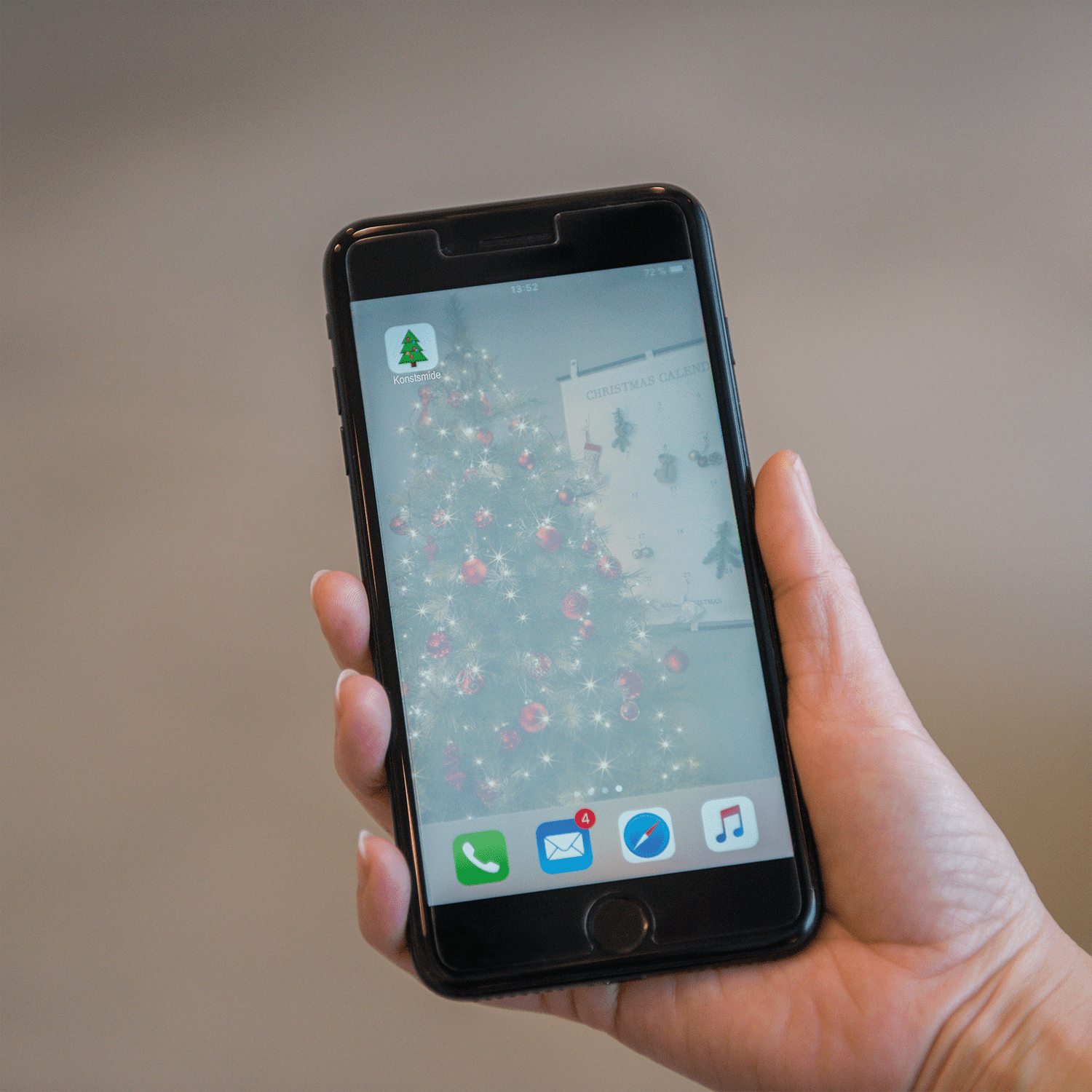 LED - Baummantel mit bernsteinfarbenen LEDs für den Außenbereich - WeihnachtsladenKonstsmide