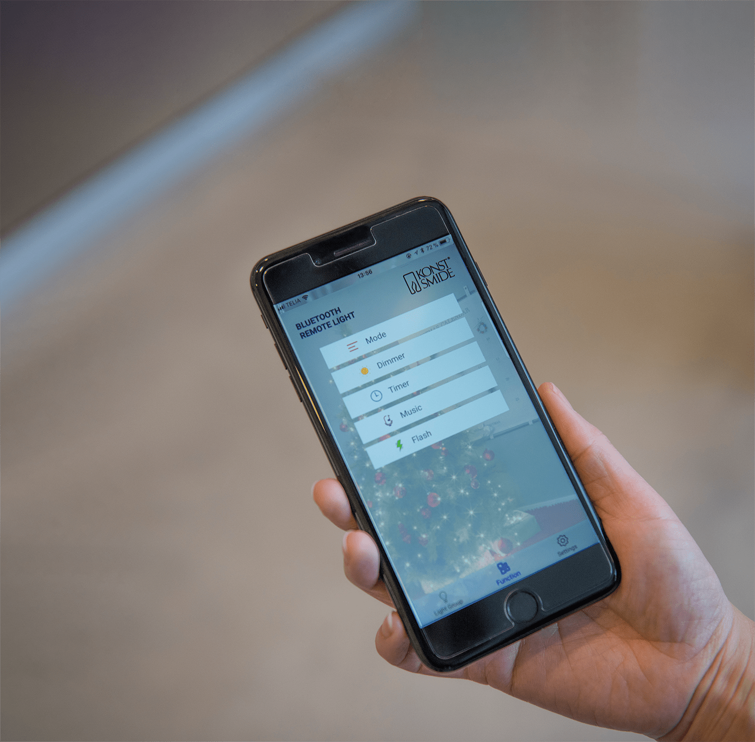 LED - Baummantel mit bernsteinfarbenen LEDs für den Außenbereich - WeihnachtsladenKonstsmide