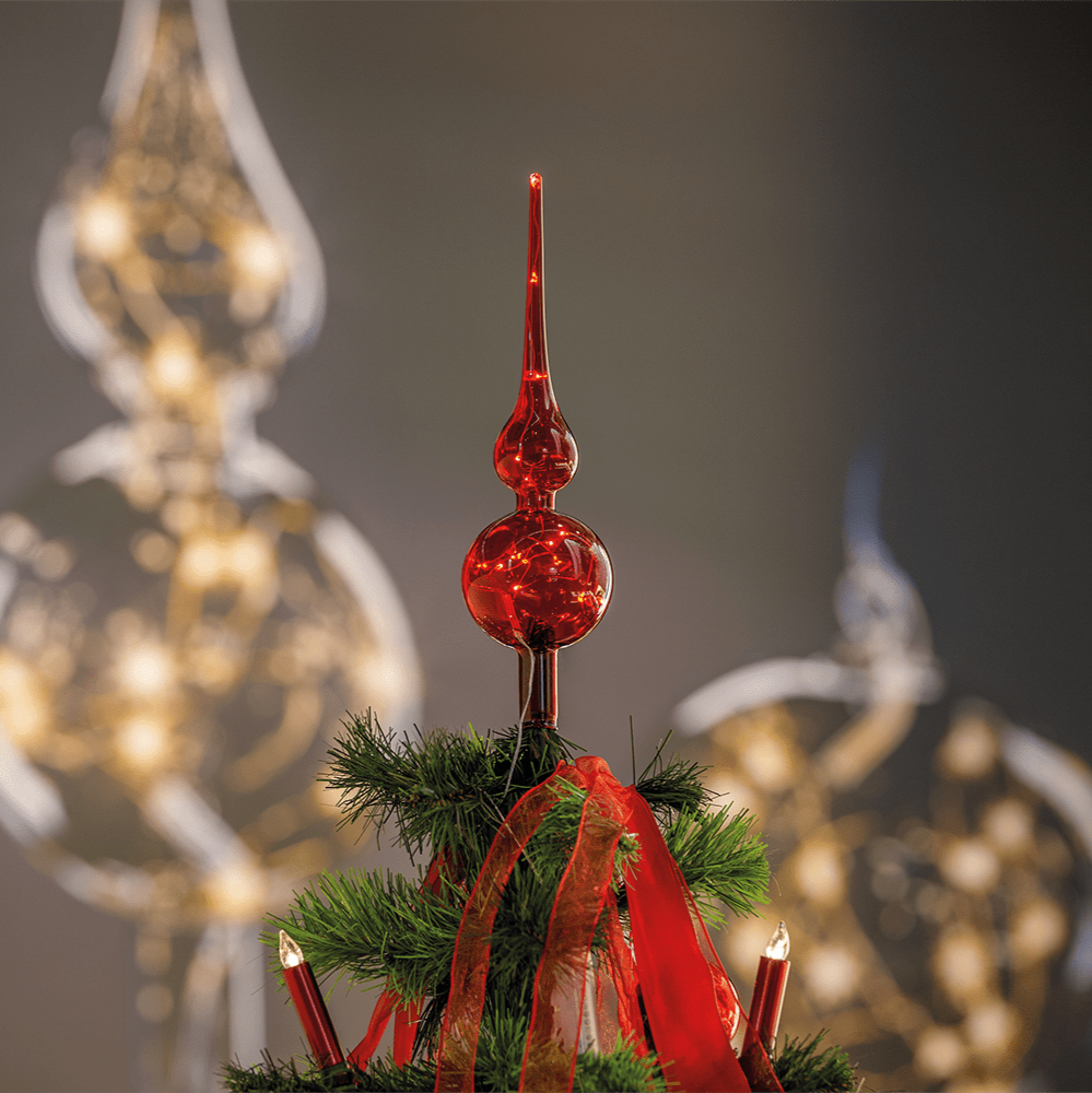LED - Baumspitze Lumix Tree Topper rot - WeihnachtsladenKRINNER