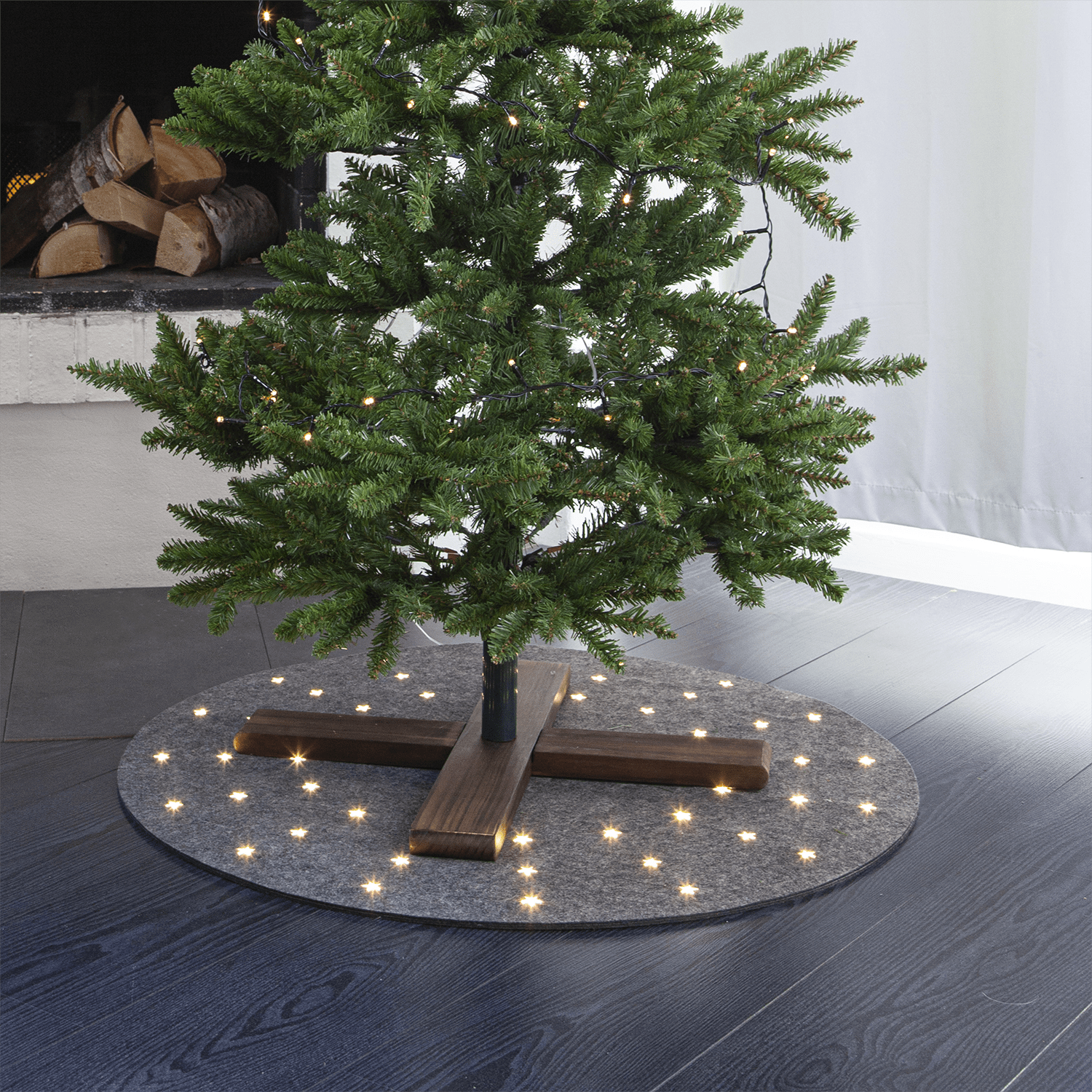 LED - Baumteppich 'Granne' - WeihnachtsladenStar Trading