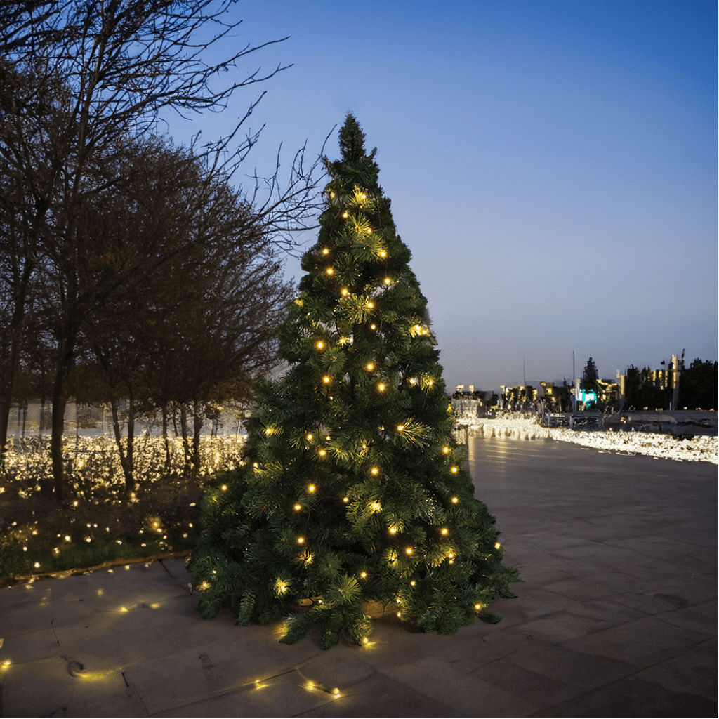 LED - Baumvorhang 160 tlg. außen - WeihnachtsladenStar Trading