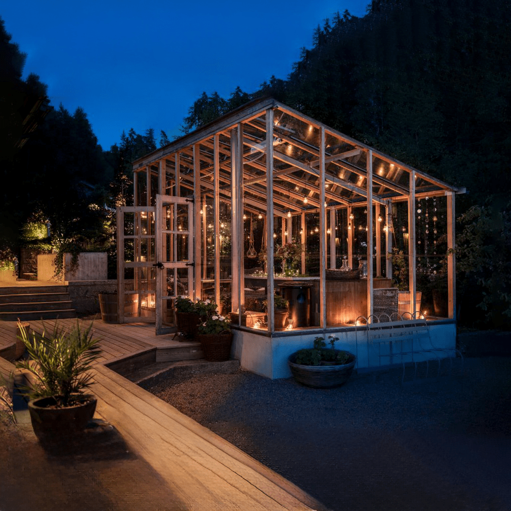 LED Biergarten - Lichtervorhang 10 flg. - WeihnachtsladenKonstsmide