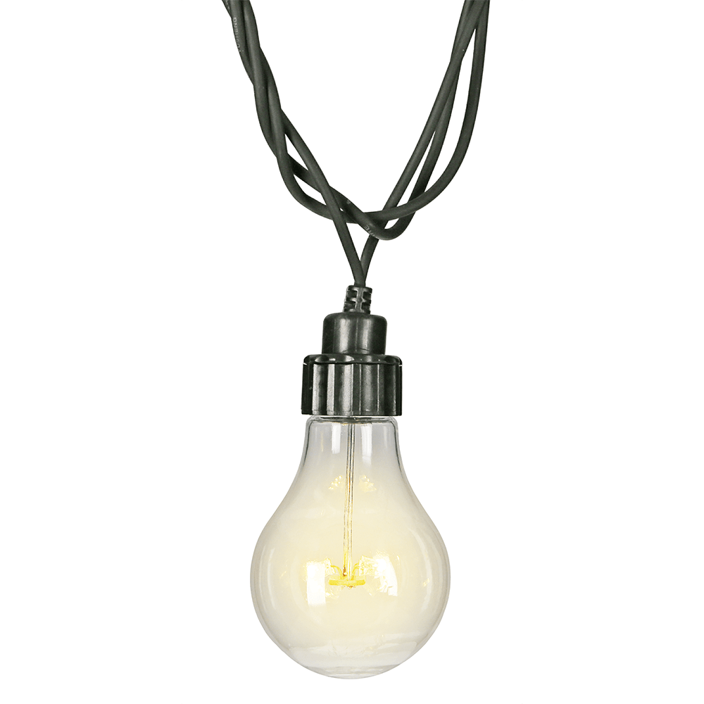 LED - Biergartenlichterkette für Innen - und Außenbereich - WeihnachtsladenStar Trading