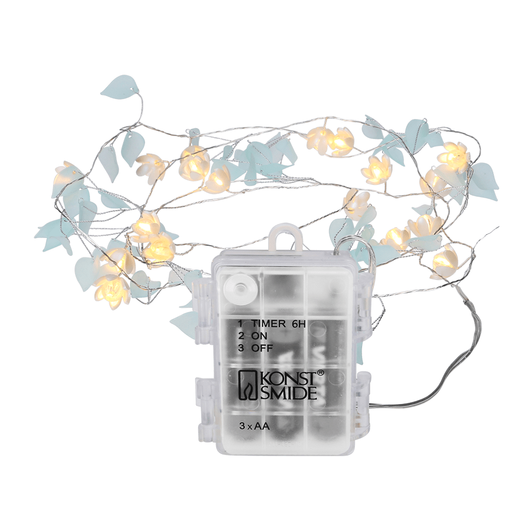 LED Dekolichterkette 'Blumen' - WeihnachtsladenKonstsmide