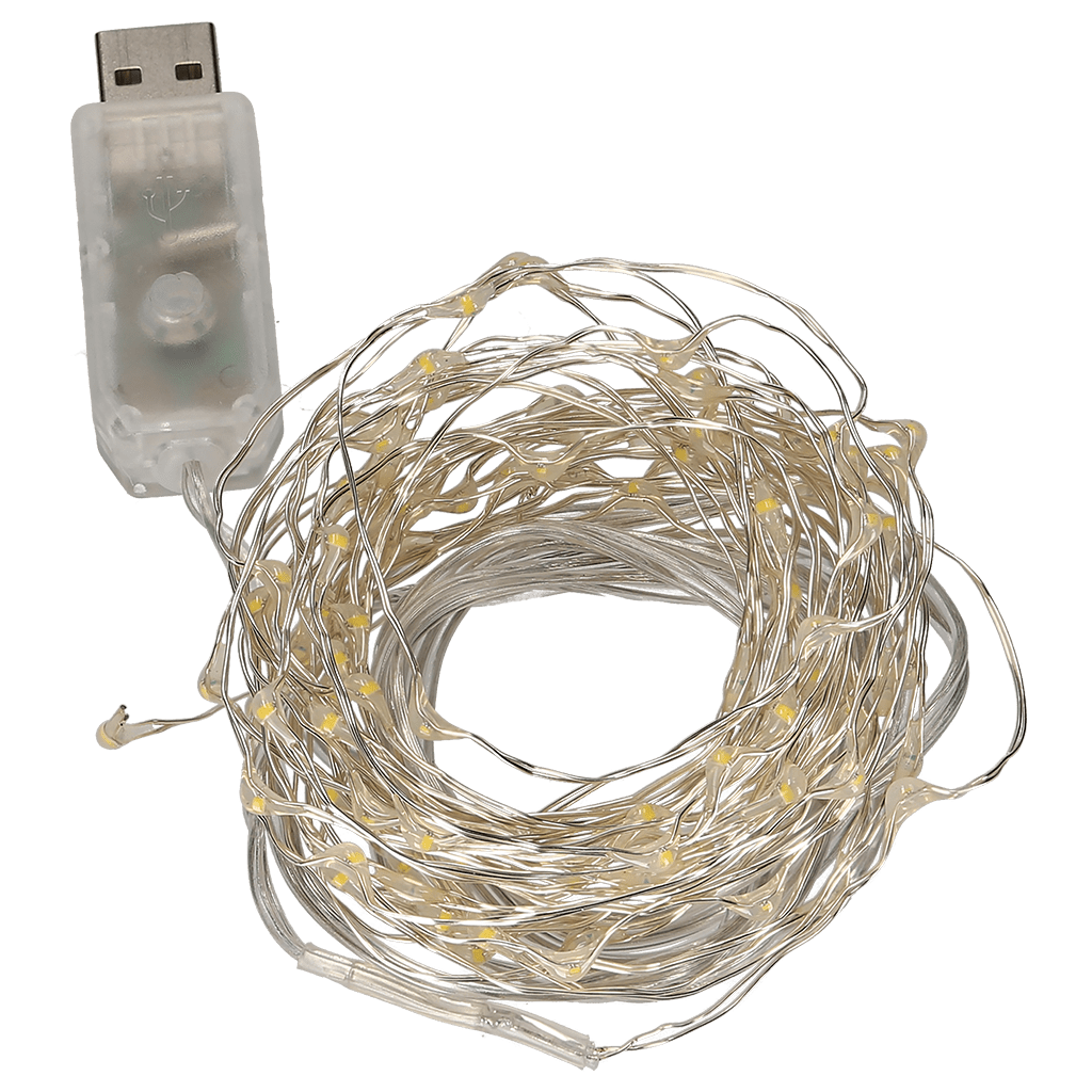 LED - Draht - Lichterkette 'Dew Drops' mit USB Anschluss - WeihnachtsladenStar Trading