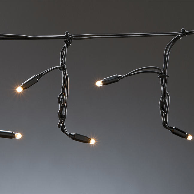 LED Eisregen - Lichterkette für Innen und Außen - WeihnachtsladenStar Trading