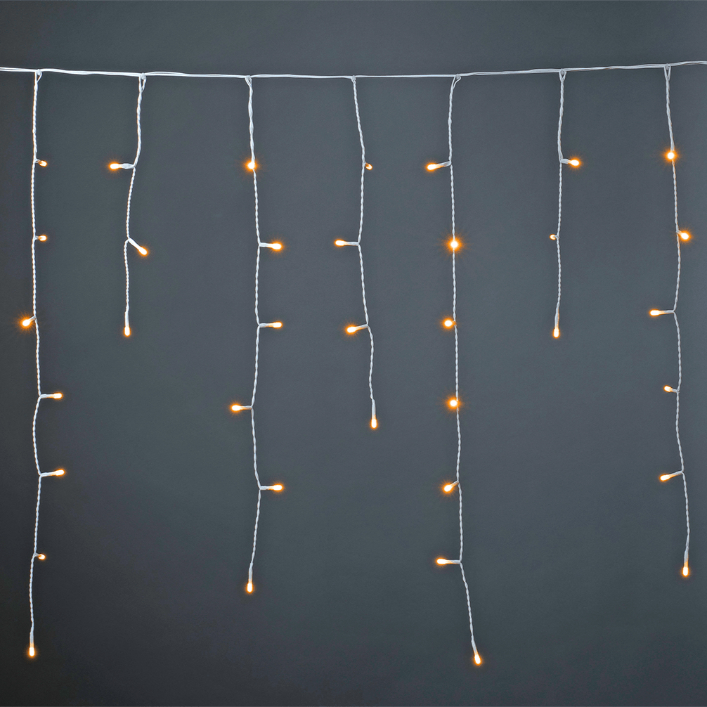 LED - Eisregen - Lichtervorhang mit gefrosteten LEDs - WeihnachtsladenKonstsmide