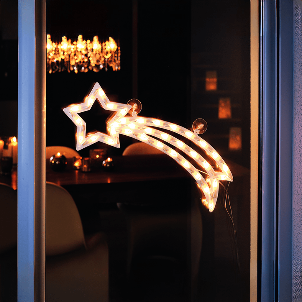 LED Fenstersilhouette Komet - WeihnachtsladenKonstsmide
