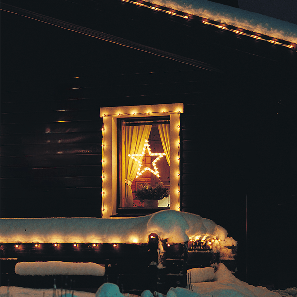 LED Fenstersilhouette Stern 35 ww LED - WeihnachtsladenKonstsmide