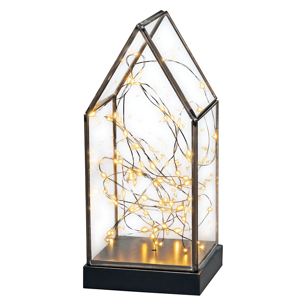 LED - Glas - Haus - WeihnachtsladenKonstsmide