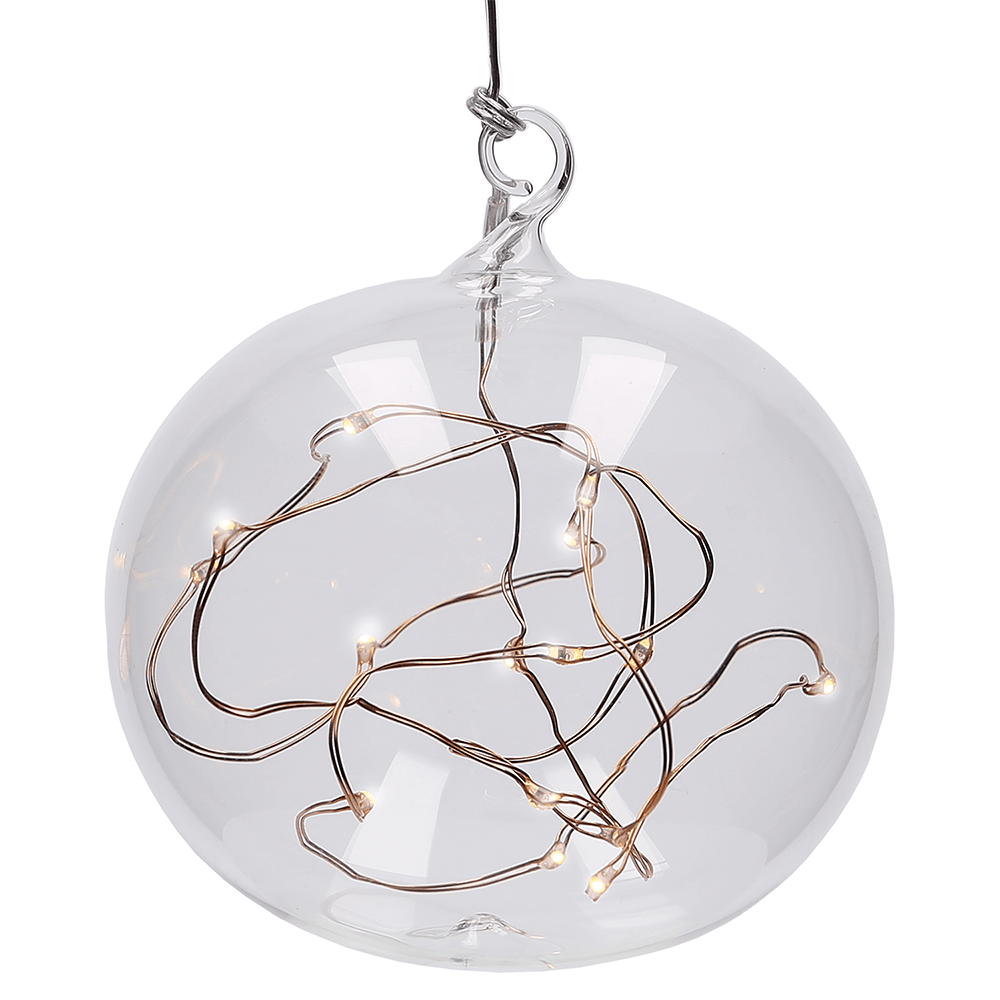 LED - Glaskugel "Lumix" - WeihnachtsladenKRINNER