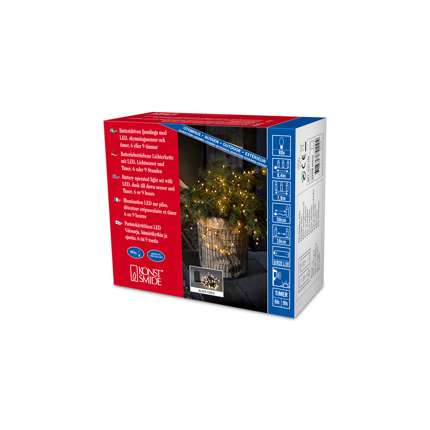 LED - Globelichterkette außen - WeihnachtsladenKonstsmide