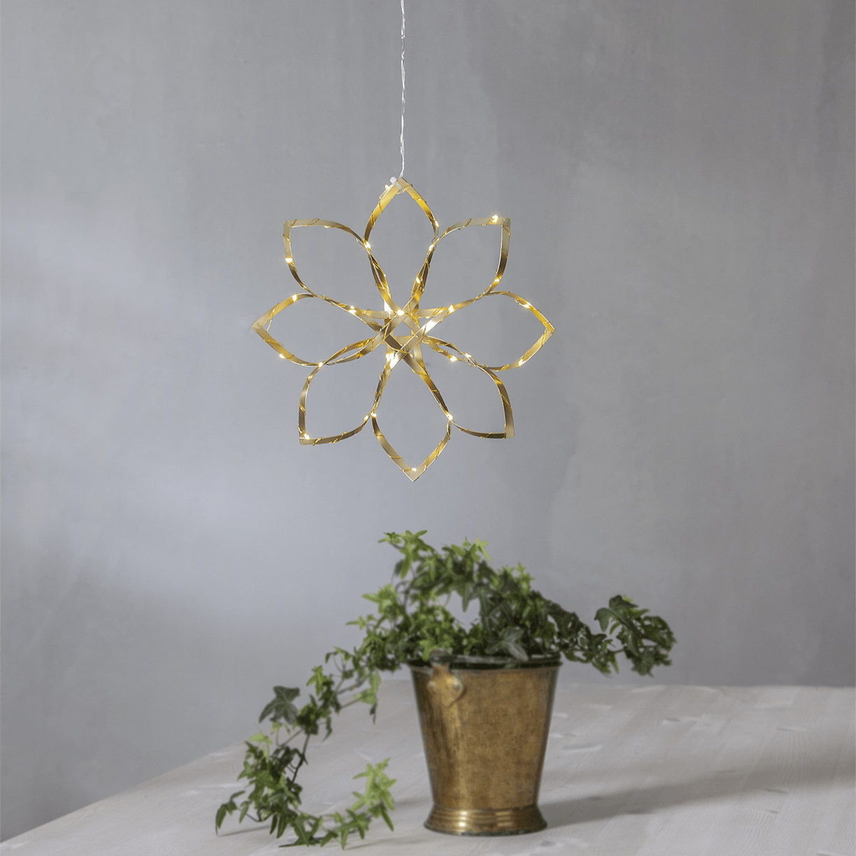 LED - Hängedeko 'Amaze' gold - WeihnachtsladenStar Trading