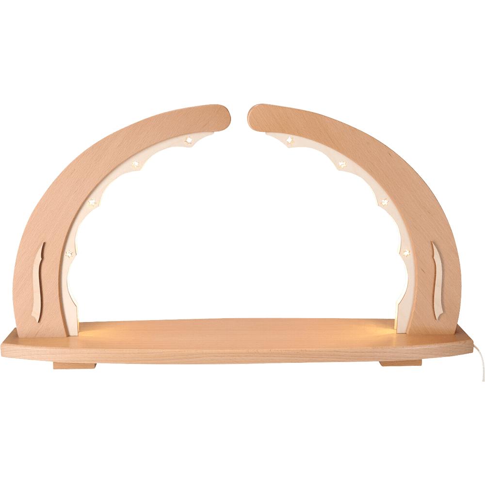 LED - Holz - Bogen - WeihnachtsladenLenk & Sohn
