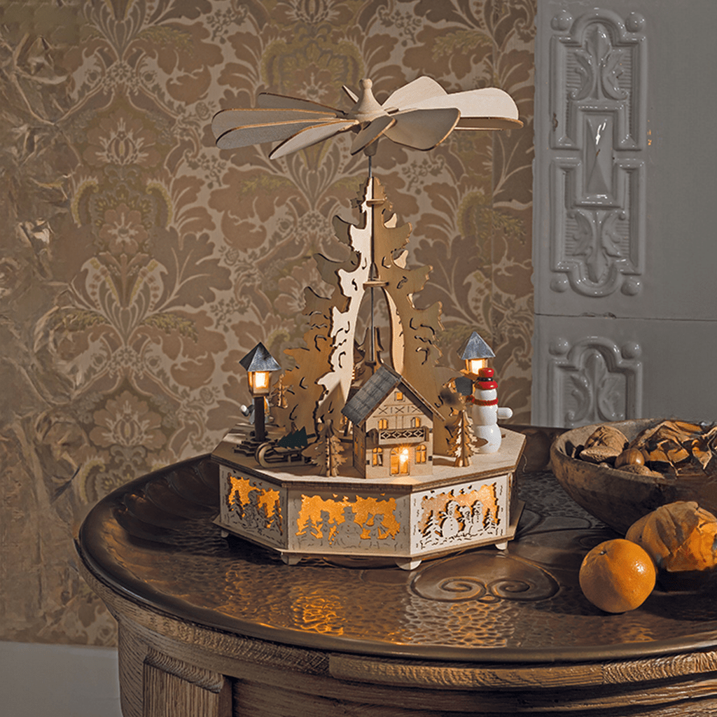 LED Holzpyramide - WeihnachtsladenKonstsmide