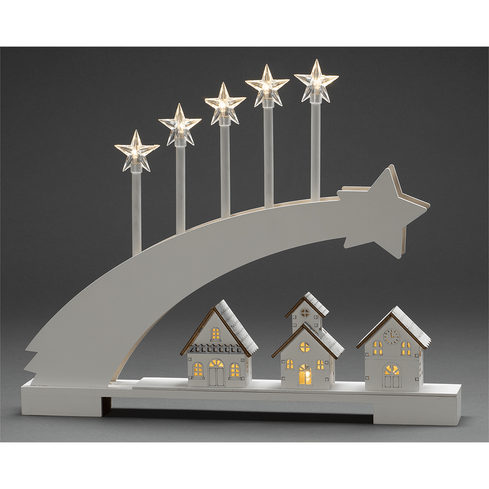 LED - Holzsilhouette 'Komet' - WeihnachtsladenKonstsmide