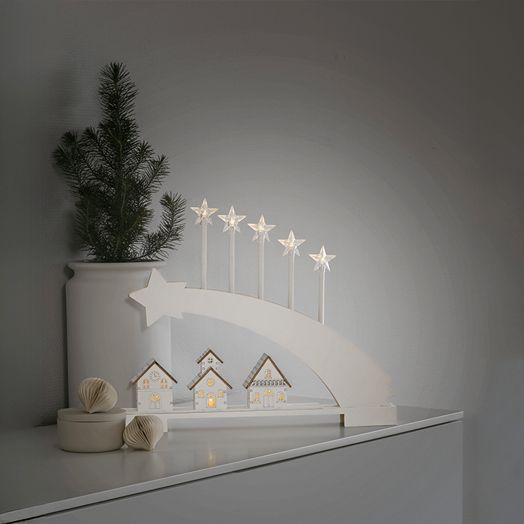 LED Holzsilhouette 'Komet' - WeihnachtsladenKonstsmide