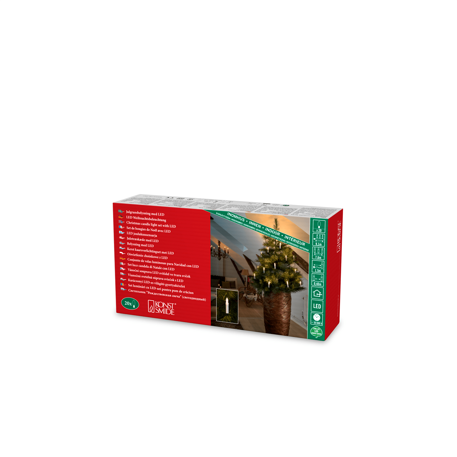 LED Innenkette 'One String' 20 flg. 2037 - 010 - WeihnachtsladenKonstsmide