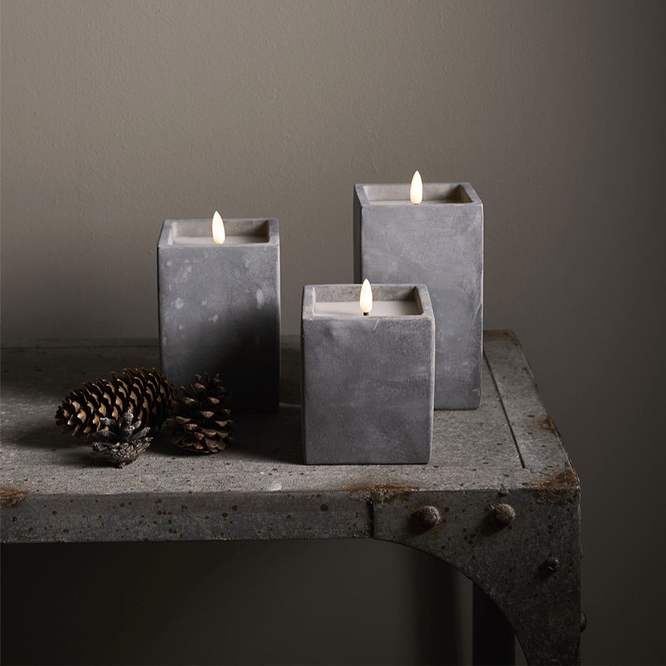 LED - Kerze 'Flamme Cem' 11cm - WeihnachtsladenStar Trading