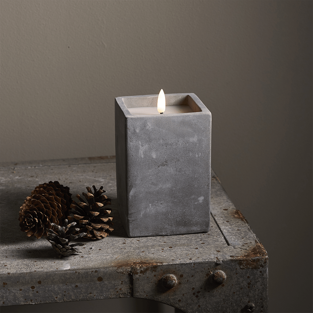 LED - Kerze 'Flamme Cem' 14cm - WeihnachtsladenStar Trading