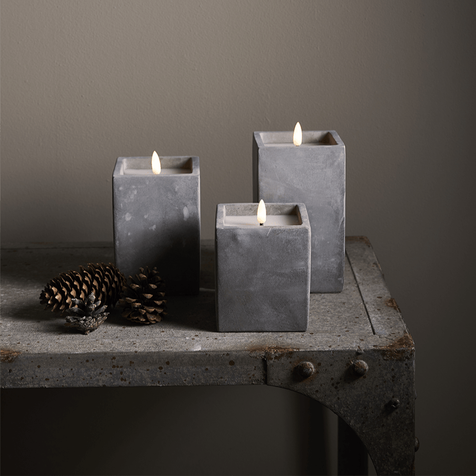 LED - Kerze 'Flamme Cem' 16,5cm - WeihnachtsladenStar Trading