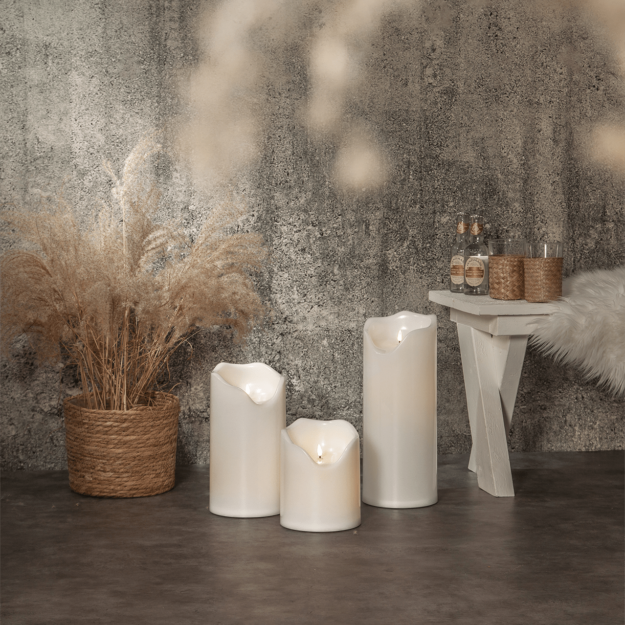 LED - Kerze 'Flamme Grand' 30cm - WeihnachtsladenStar Trading