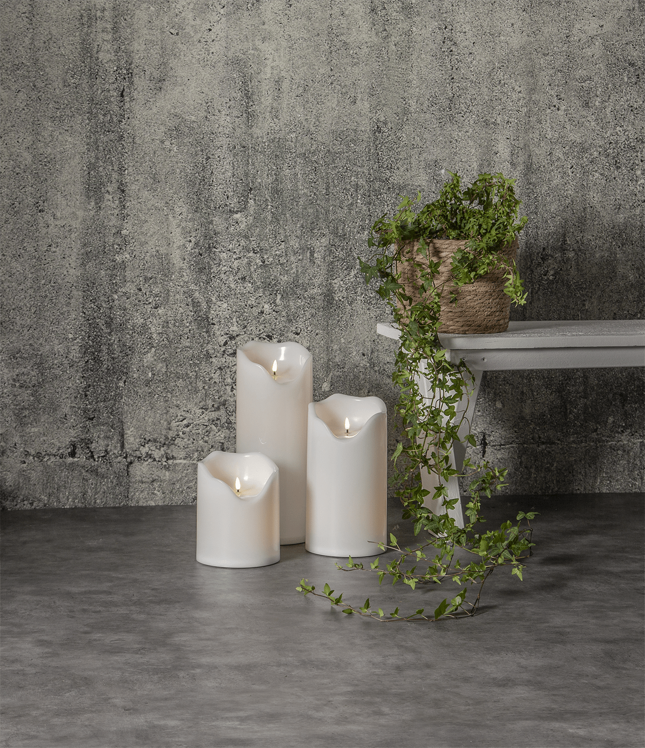 LED - Kerze 'Flamme Grand' 30cm - WeihnachtsladenStar Trading