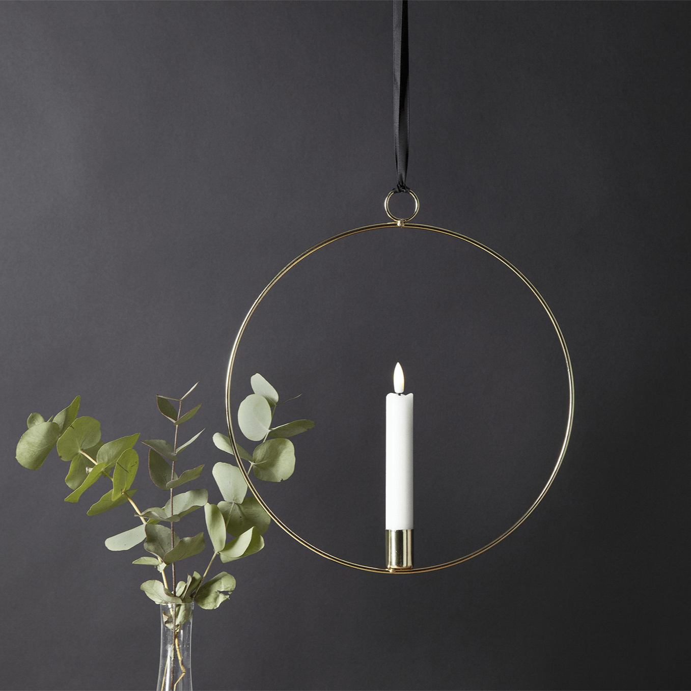 LED - Kerze 'Flamme Ring' - WeihnachtsladenStar Trading